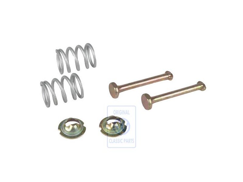 Original VW 1 Set Fastening Parts For Brake Shoes - 6U0698545