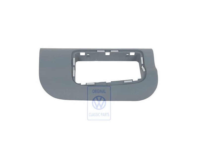 Original VW Glove Compartment Lid Grey Blue - 6U1857122A H50