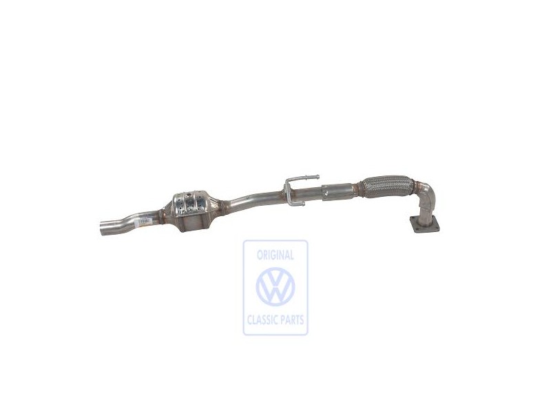 Original VW Exhaust Pipe With Catalyst - 6X0253058LX