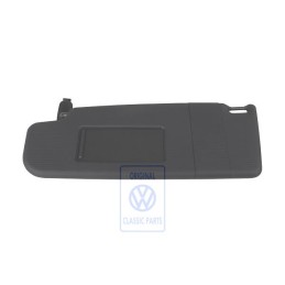 Original VW Sun Visor With Mirror And Cover Black - 6X0857551E 3H8
