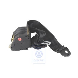 Original VW Three-Point Safety Belt Black - 6X0857805E 041