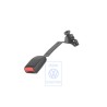 Original VW Belt Latch Satin Black/Fire Red - 6X0858472A FCN