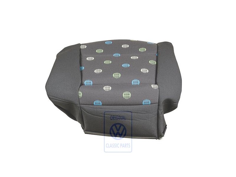 Original VW Seat Covering (Fabric) Off-Black - 6X0885405ASPXM