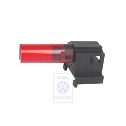 Original VW Bulb Carrier With Bulb Red - 6X1927149 L55