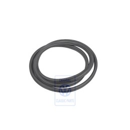 Original VW Door Seal, Inner Satin Black - 6X3867366H B41