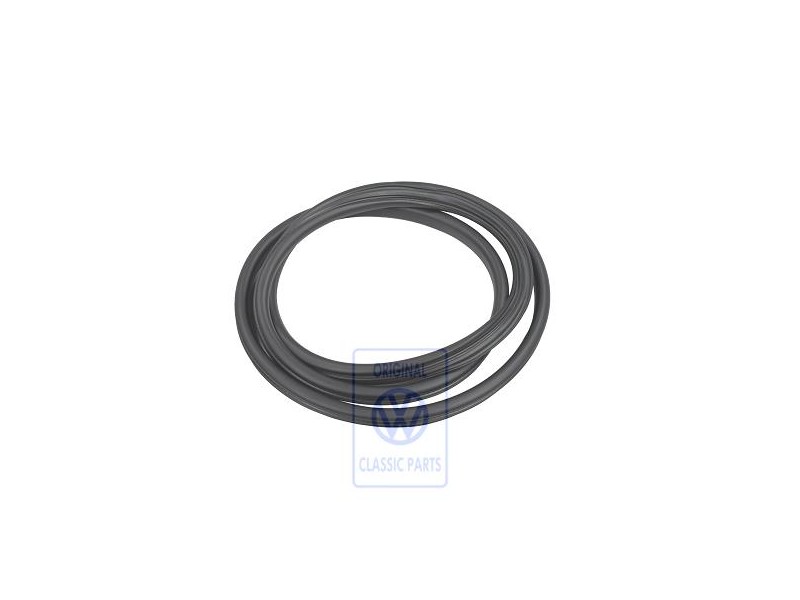 Original VW Door Seal, Inner Satin Black - 6X3867366H B41