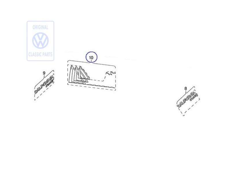 Original VW Decorative Film - 701070941B