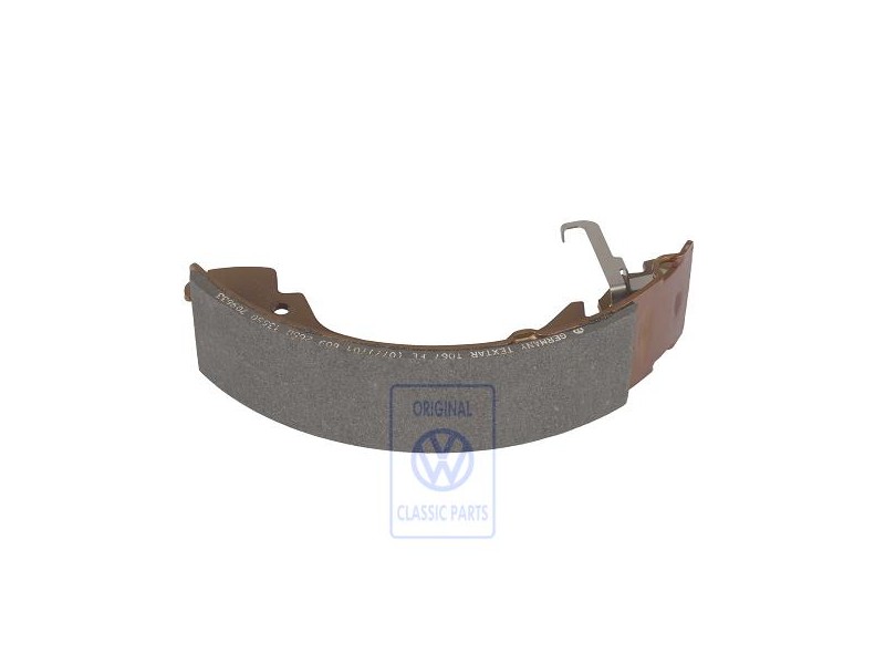 Original VW Brake Shoe With Lining And Adjusting Lever - 701609532D