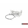 Original VW Bonnet Release Lid Lock Cable LHD - 1J1823531C