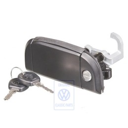 Original VW Door Handle, Outer, Black - 701837205