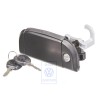 Original VW Door Handle, Outer, Black - 701837205