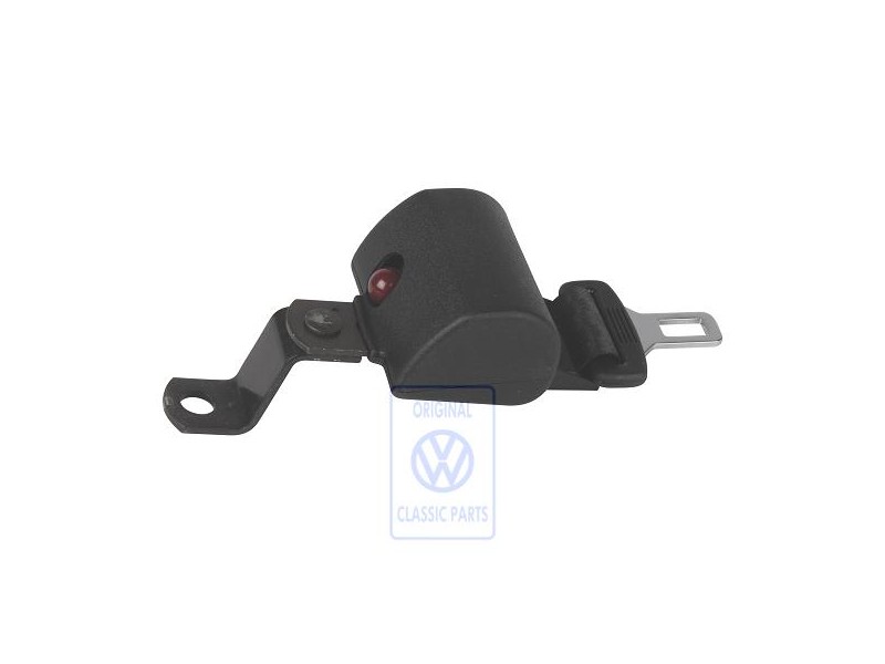 Original VW Lap Belt With Belt Reel Satin Black - 701857809 01C