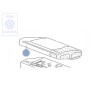 Original VW Seat Covering (Fabric) Flannel Grey - 701881406K EEM