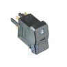 Original VW Switch For Rotating Emergency Light Satin Black - 701941435 01C