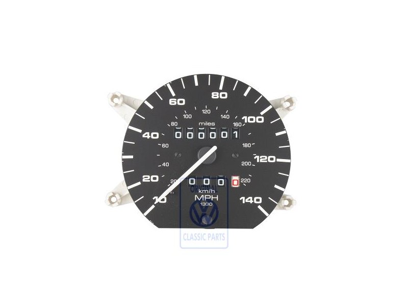 Original VW Speedometer With Mile Trip Recorder - 701957033C