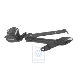 Original VW Three-Point Safety Belt Satin Black - 703857815 01C