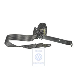Original VW Three-Point Safety Belt Satin Black - 703857815D 01C