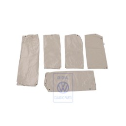 Original VW Curtain For Rear Window Light Beige - 703862757 4PG