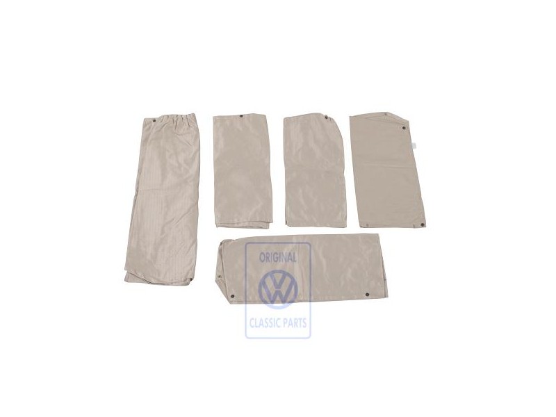 Original VW Curtain For Rear Window Light Beige - 703862757 4PG