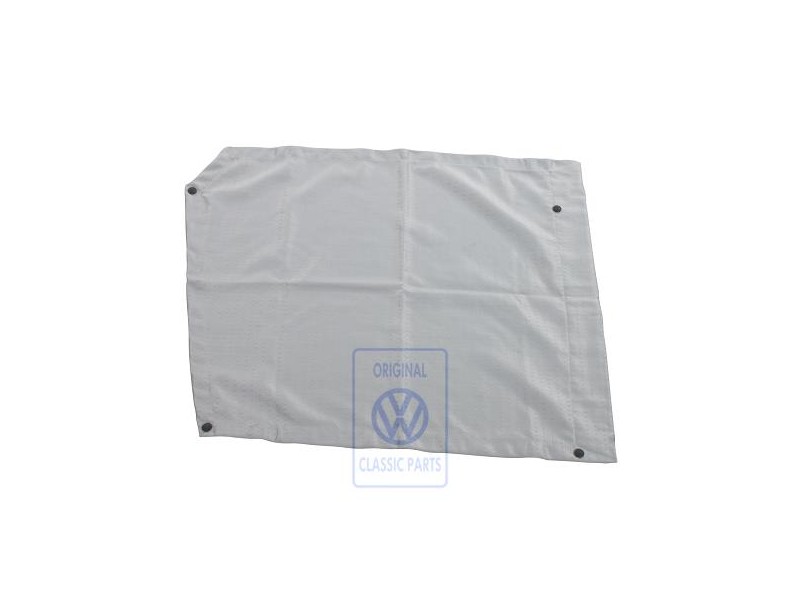 Original VW Curtain For Rear Window Flannel Grey - 703862757C 2MP