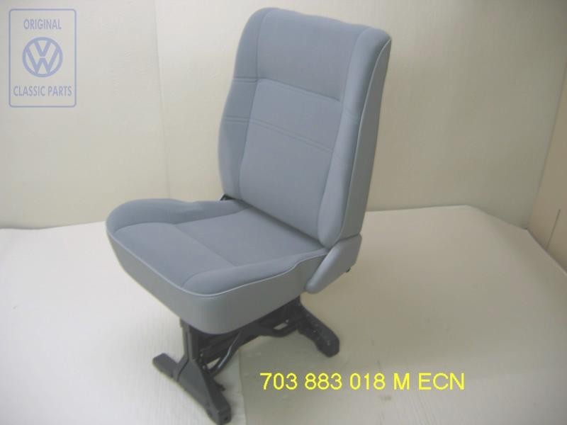 Original VW Seat And Backrest Flannel Grey - 703883018M ECN