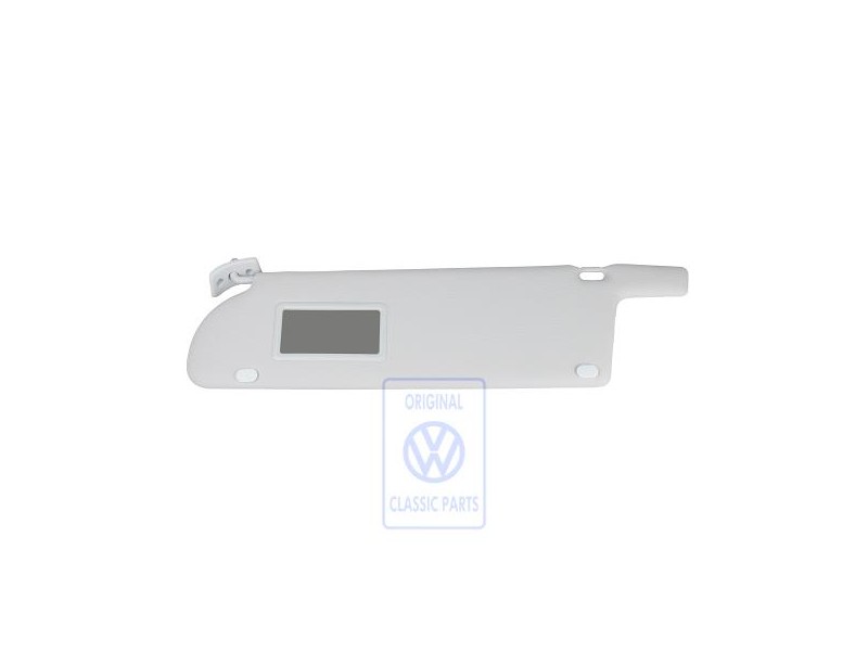 Original VW Sun Visor With Mirror Grey - 705857551D 8ZZ