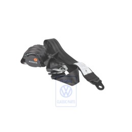 Original VW Three-Point Safety Belt Satin Black - 705857811D 01C