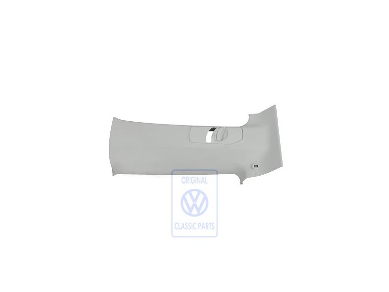 Original VW B-Pillar Trim Pearl Grey - 705867240Q 2EN