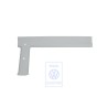 Original VW C-Pillar Trim Pearl Grey - 705867287K 2EN