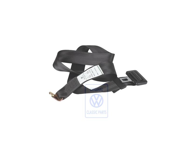 Original VW Lap Belt Satin Black - 729857713 01C
