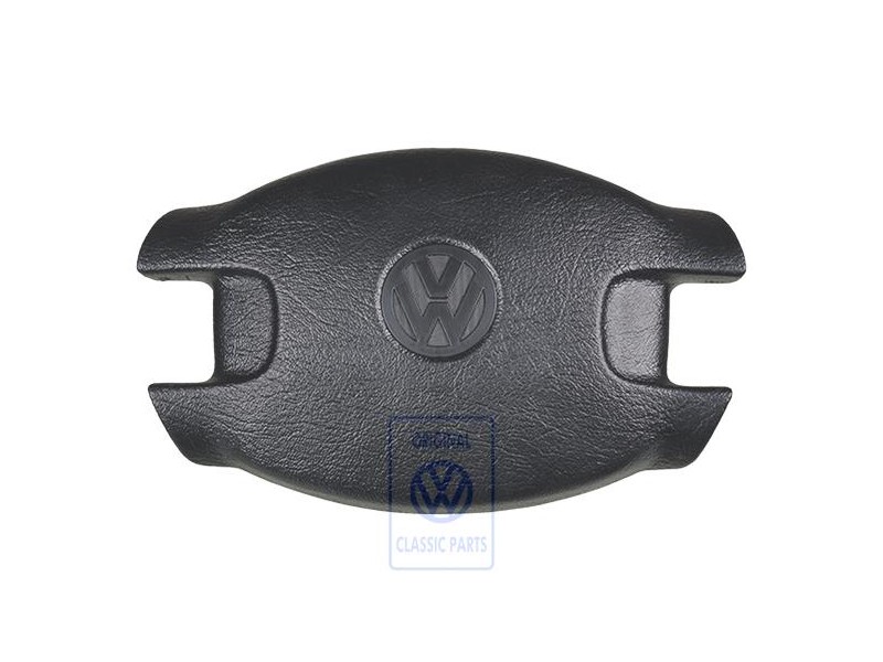 Original VW Horn Button Satin Black - 7D0419669A 01C