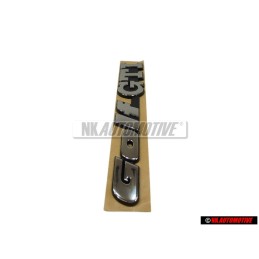 Original VW GOLF GTI Rear Boot Badge Emblem Chrome - 1H6853687AD