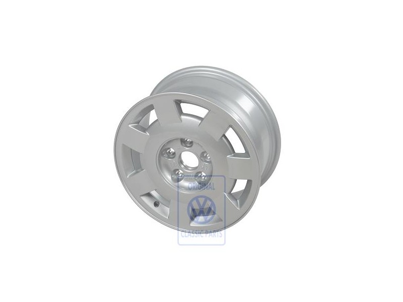 Original VW Aluminium Rim Chrome - 7D0601025 091