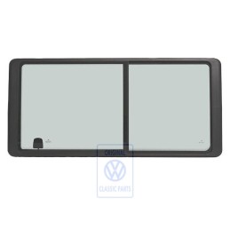 Original VW Complete Sliding Window Satin Black - 7D0847711R 01C