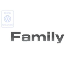 Original VW Film Lettering Anthracite/Silver - 7D0853687B 33E