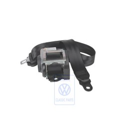 Original VW Three-Point Safety Belt Satin Black - 7D0857805D 01C