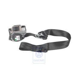 Original VW Three-Point Safety Belt Satin Black - 7D0857806 01C