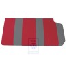 Original VW Padded Surface Flannel Grey/Red - 7D0864413K PAQ