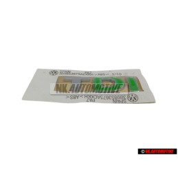 Original VW TDi Rear Boot Badge Emblem Yellow Green - 3B0853675ACKKH