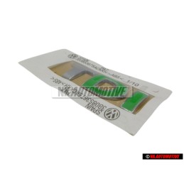 Original VW TDi Rear Boot Badge Emblem Yellow Green - 3B0853675ACKKH