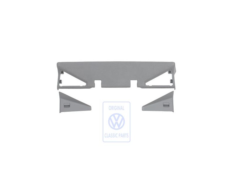 Original VW Seat Frame Trim Flannel Grey - 7D0868613E 7DP