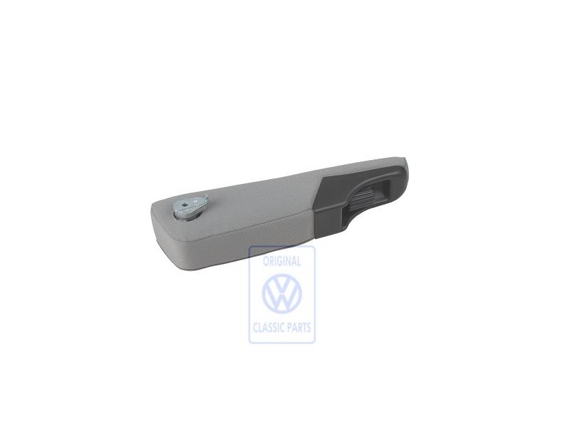 Original VW Armrest (Fabric) Flannel Grey - 7D0881081AFPAD