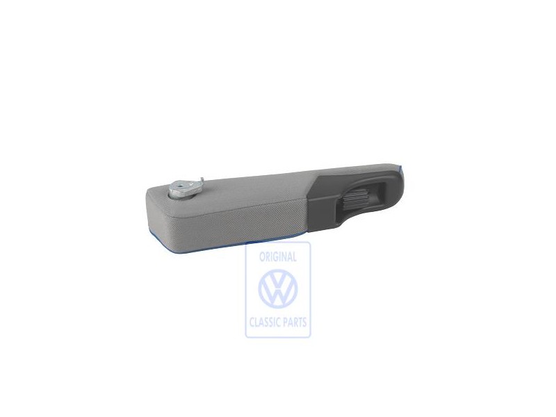 Original VW Armrest (Fabric) Flannel Grey/Blue - 7D0881081AFPAJ