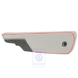 Original VW Armrest (Fabric) Flannel Grey/Red - 7D0881081AFPAP
