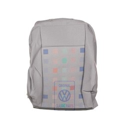 Original VW Backrest Cover (Fabric) Flannel Grey - 7D0881805ANKTH