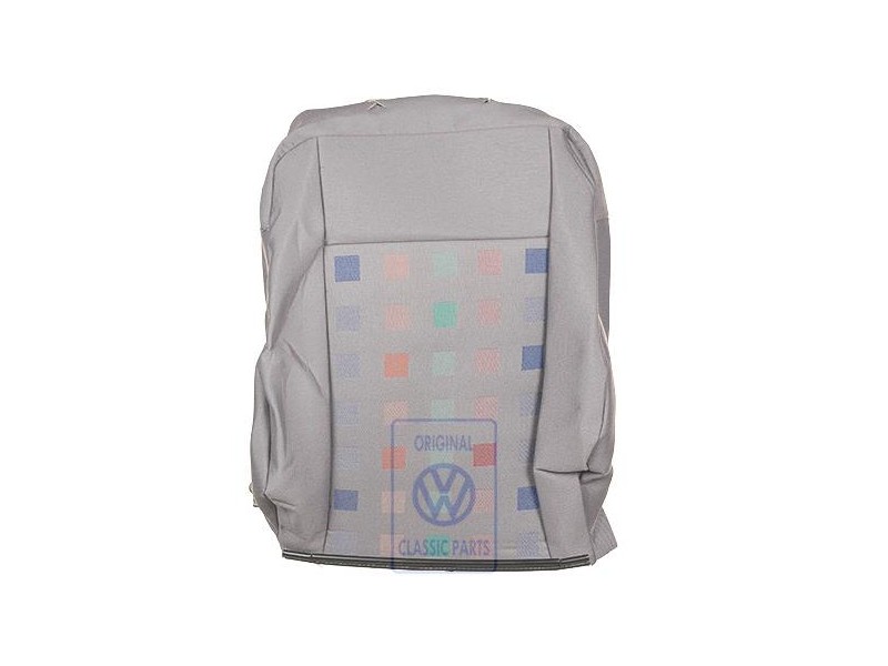 Original VW Backrest Cover (Fabric) Flannel Grey - 7D0881805ANKTH