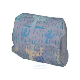 Original VW Head Restraint Cover (Cloth) Grey Brown/Cactus - 7D0881921ADFBH