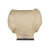 Original VW Head Restraint Cover (Leather) Light Beige - 7D0881921K R08