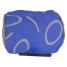 Original VW Head Restraint Cover (Cloth) Flannel Grey/Blue - 7D0881921N HQW