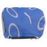 Original VW Head Restraint Cover (Cloth) Flannel Grey/Blue - 7D0881921P HQW